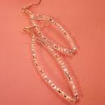 wire wrapped earrings with ..