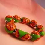 Polymer bangle bracelet, St..