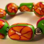 Polymer bangle bracelet, St..