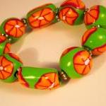 Polymer bangle bracelet, St..