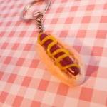 Polymer clay keychain, Hotd..